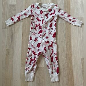 Hanna Andersson Scandi Cane Onesie Pajamas